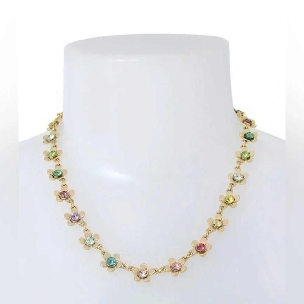Betsey Johnson Flower Collar Necklace